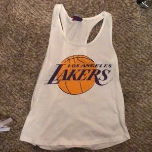 NBA Tops - Los Angeles lakers racer back tank NBA Tops - Los Angeles lakers racer back tank